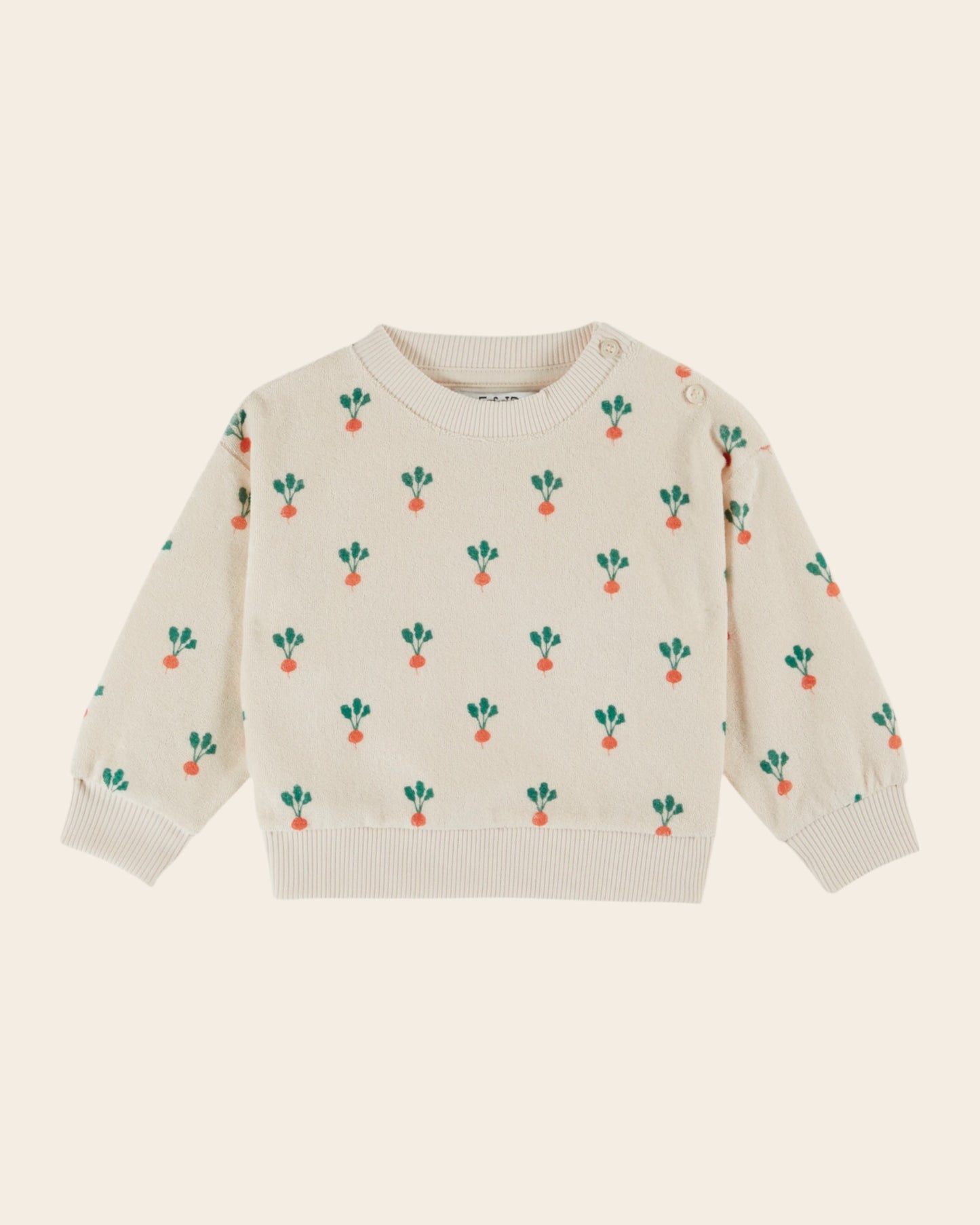 Sweat - Éponge radis crème