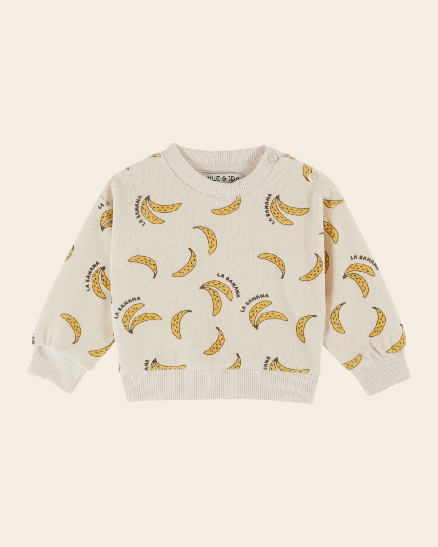 Sweat - Éponge banane crème