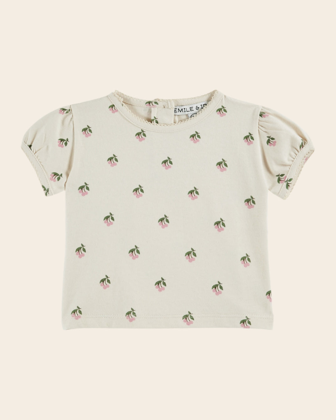 T-shirt - Bébé cerisette crème