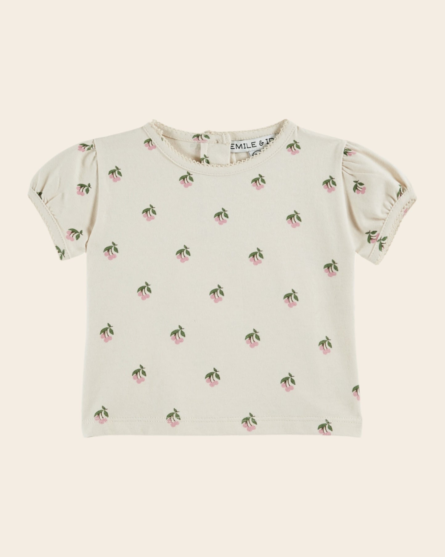 T-shirt - Bébé cerisette crème