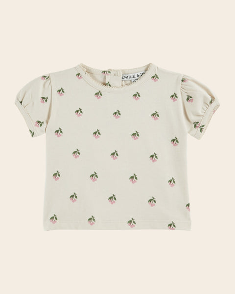 T-shirt - Bébé cerisette crème