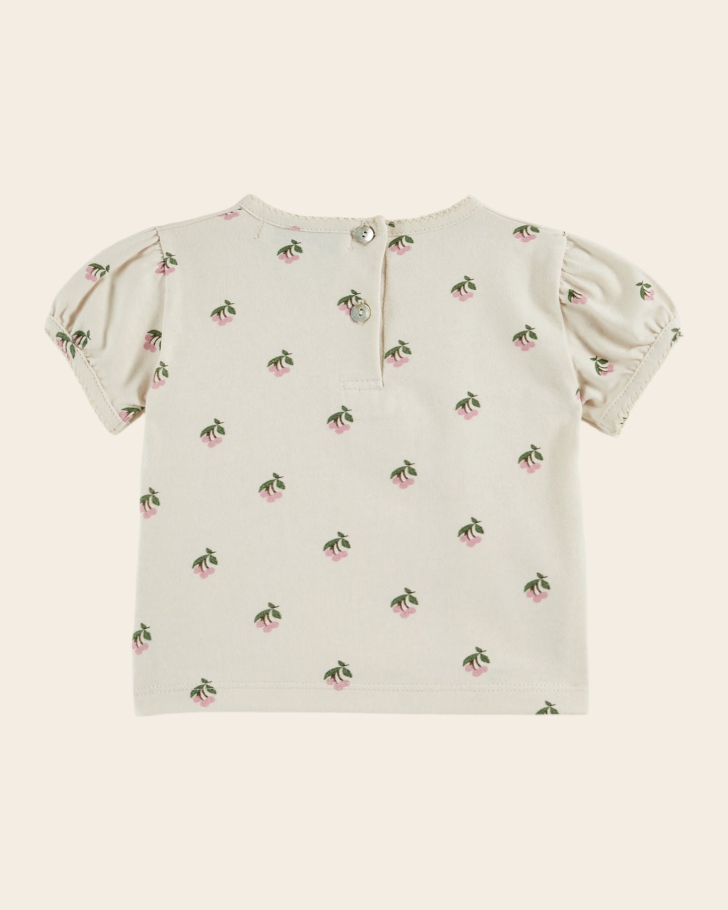 T-shirt - Bébé cerisette crème