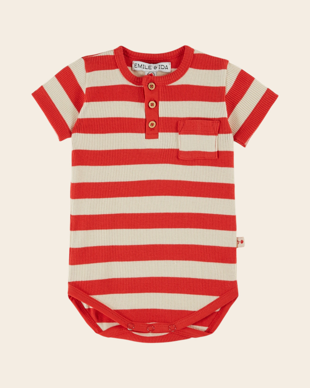 Body - Côtelé rayure rouge