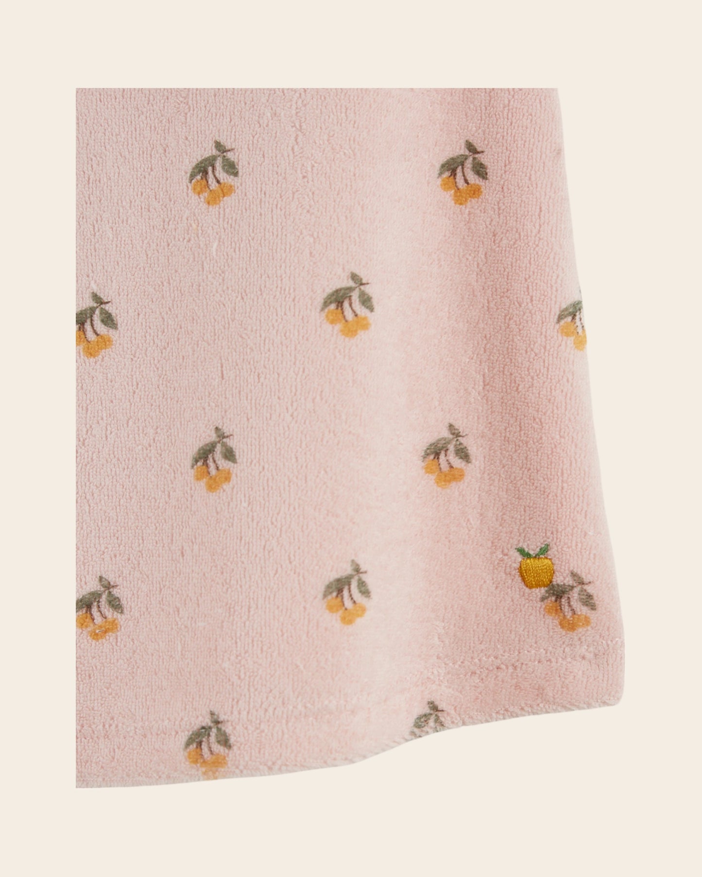 Robe bébé - Éponge cerisette rose