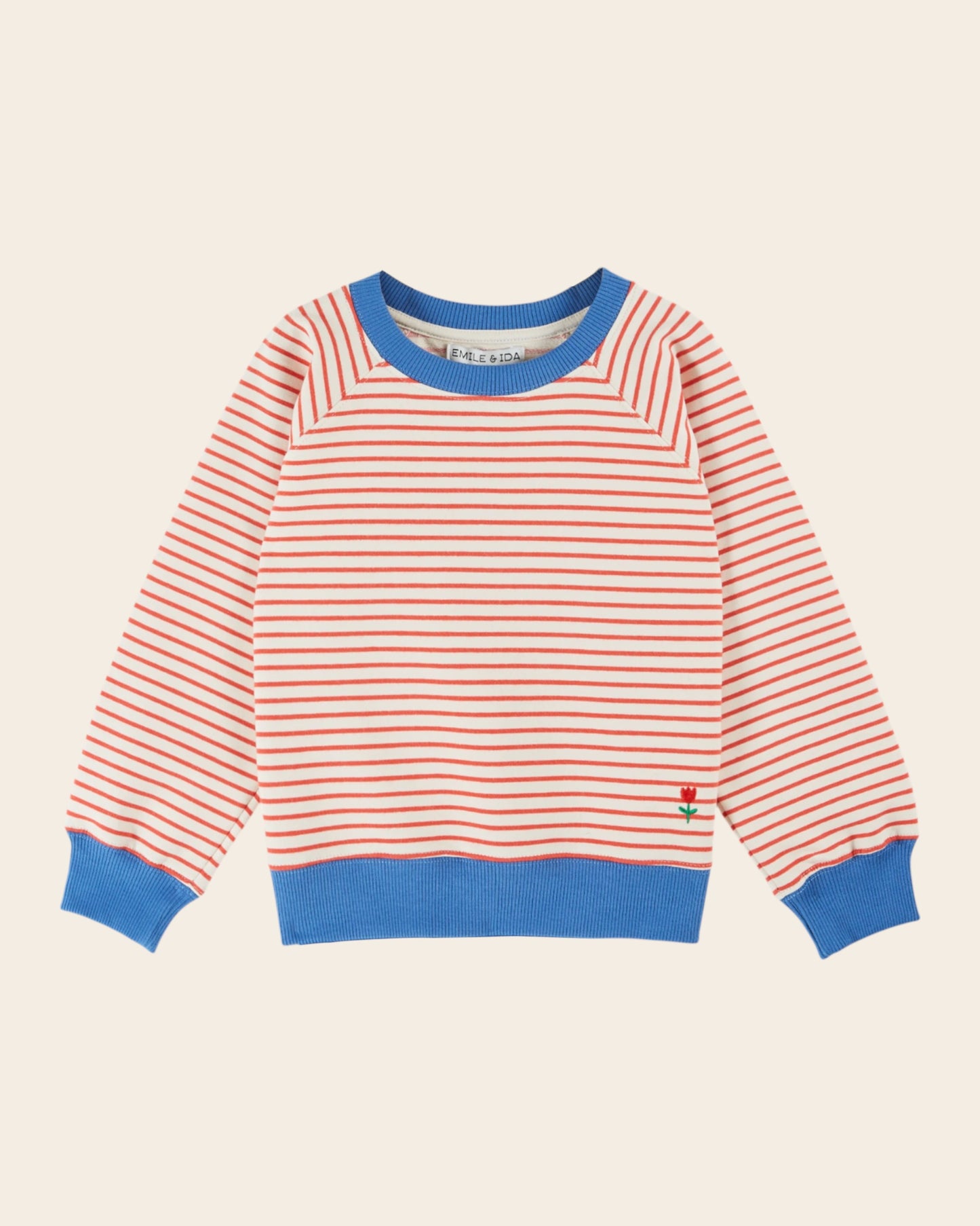 Sweat - Rayure rouge