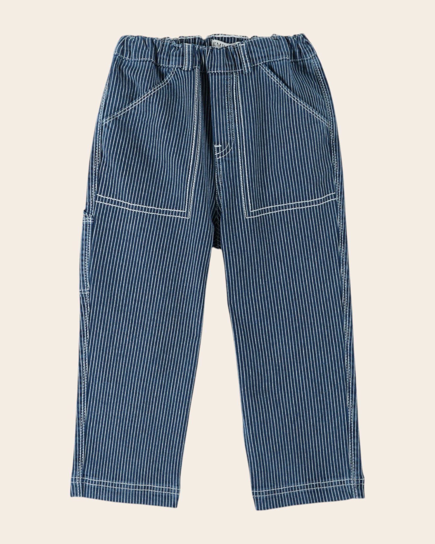 Pantalon - Rayures denim
