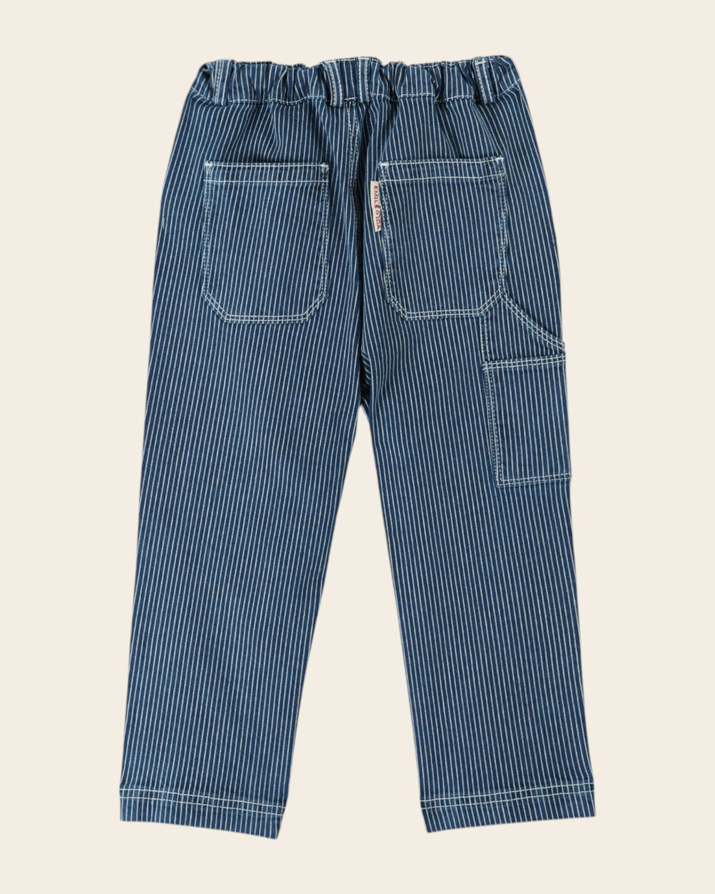 Pantalon - Rayures denim