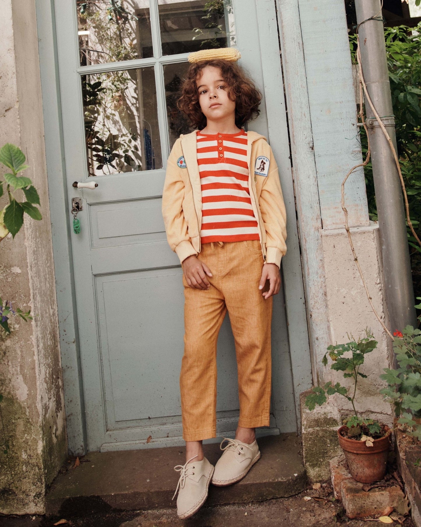 Pantalon - Moutarde chiné