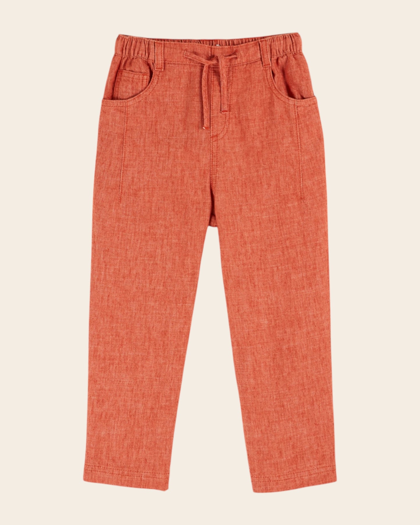 Pantalon - Rouge chiné