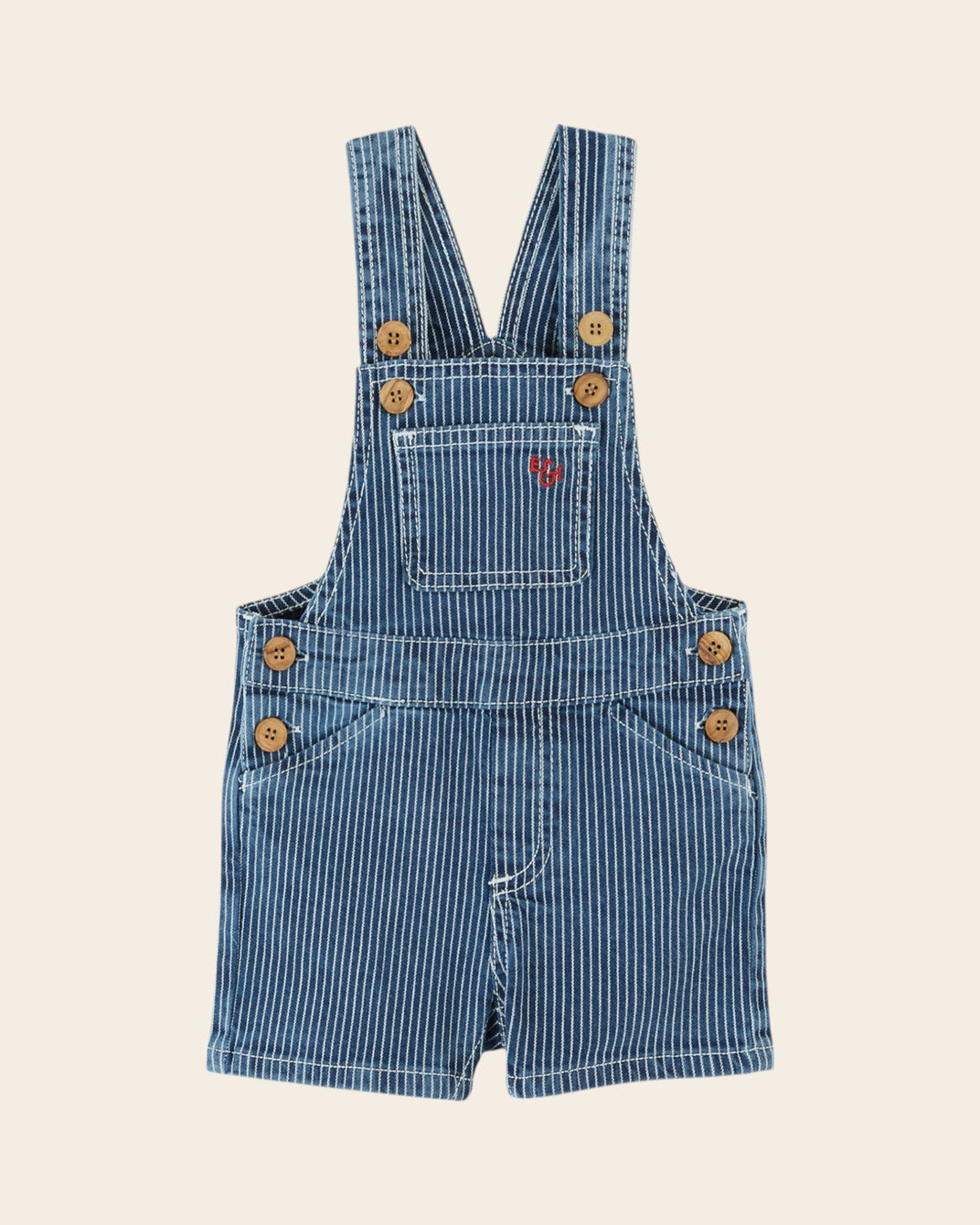 Salopette - Bébé rayures denim
