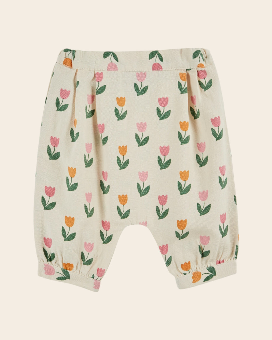 Sarouel - Tulipes crème