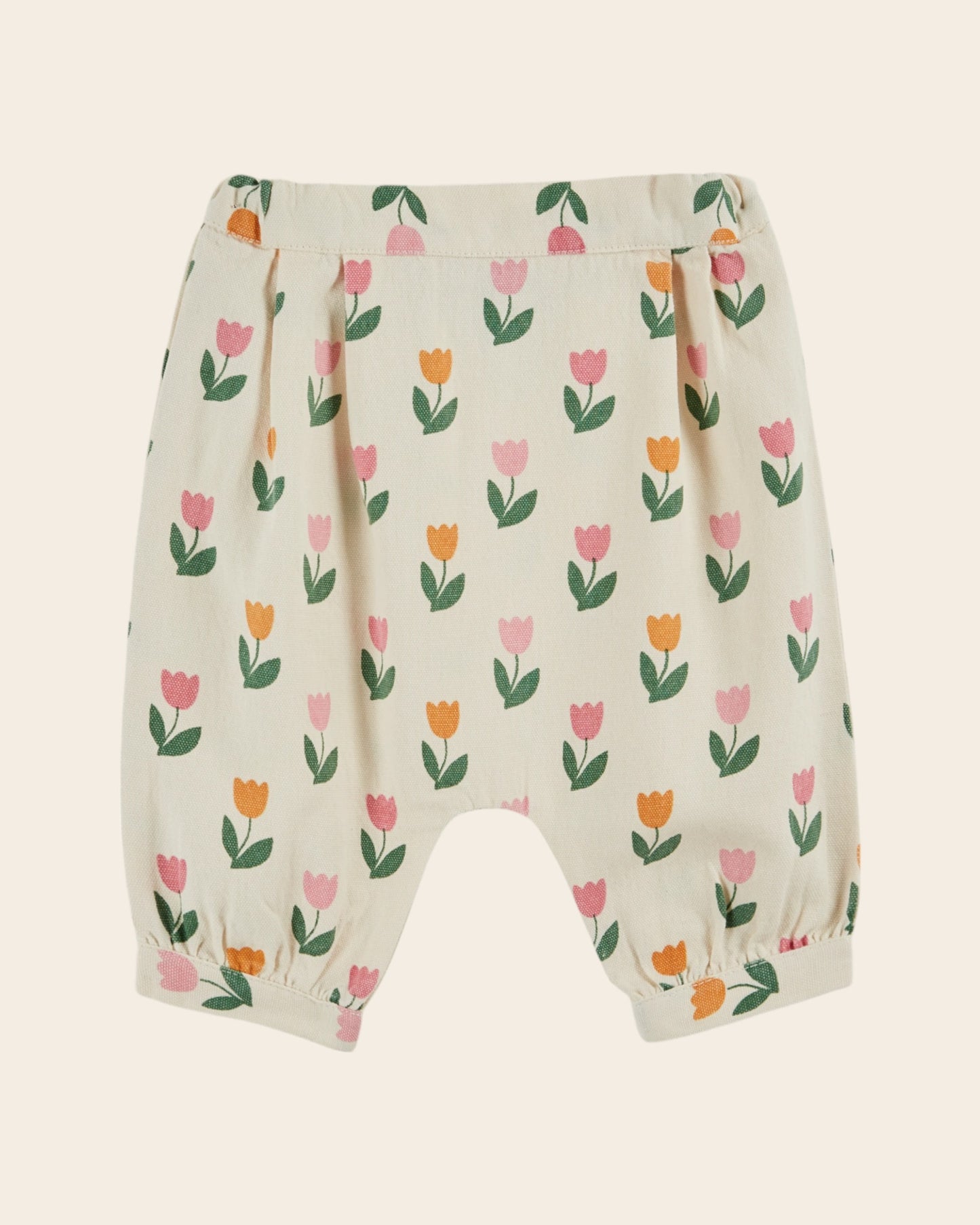 Sarouel - Tulipes crème