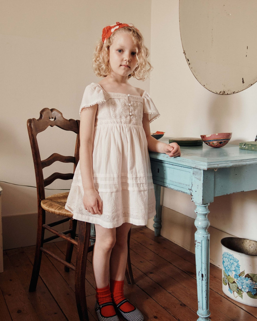 Robe - Broderie anglaise crème