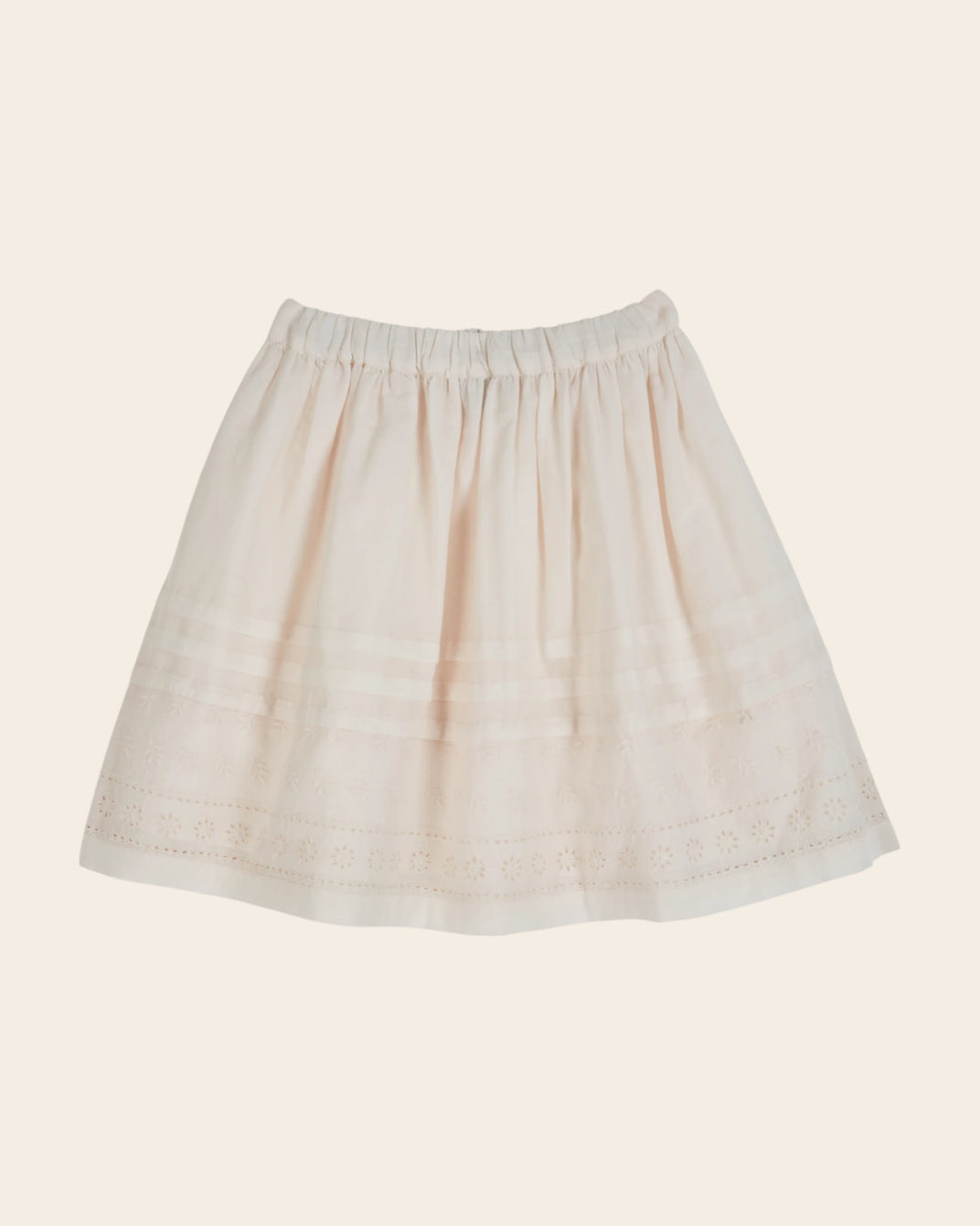 Jupe - Broderie anglaise crème