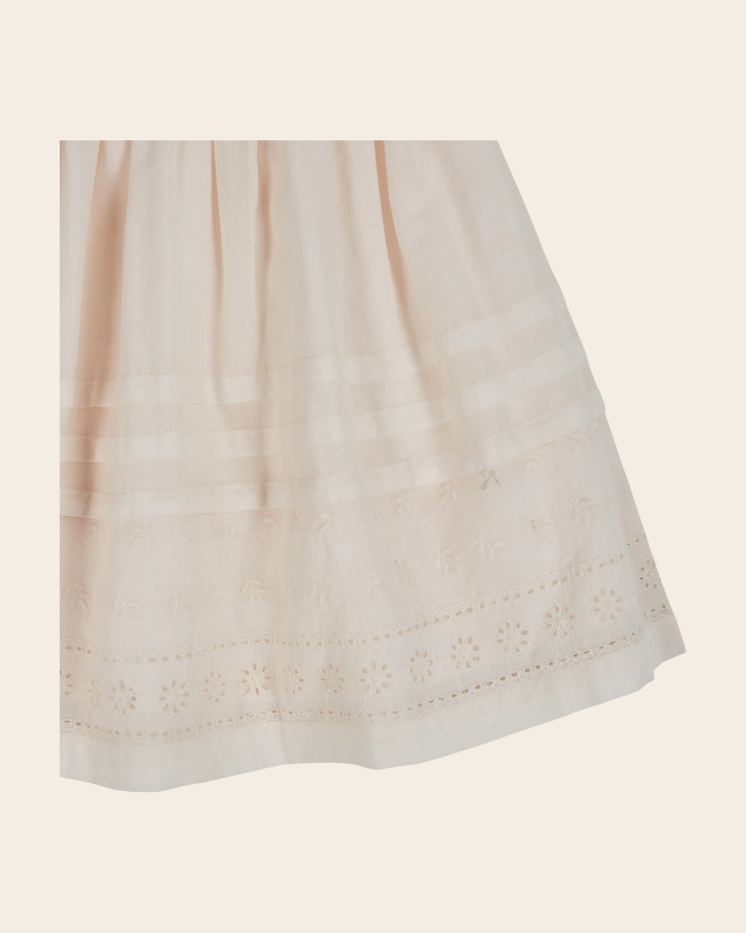 Jupe - Broderie anglaise crème