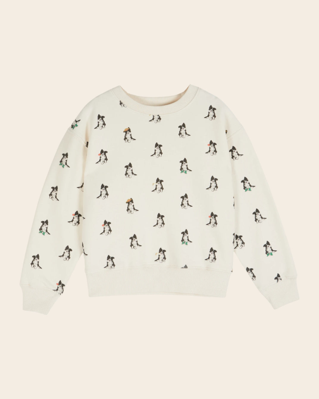 Sweat - Border collie crème
