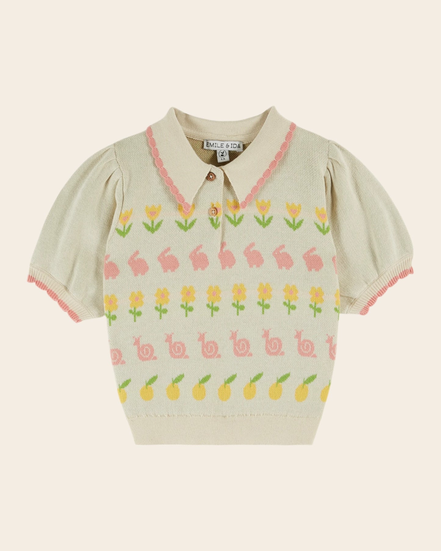 Pull - Jacquard beige