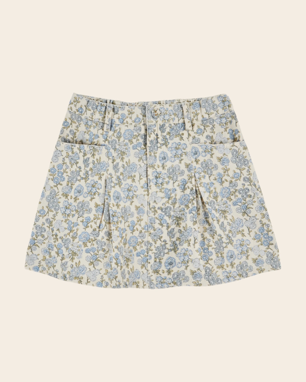 Jupe - Fleurs bleu