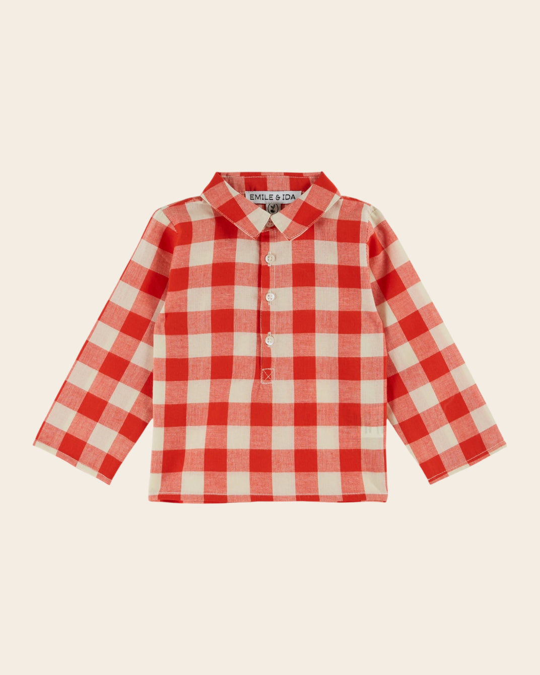 Kurta - Vichy rouge