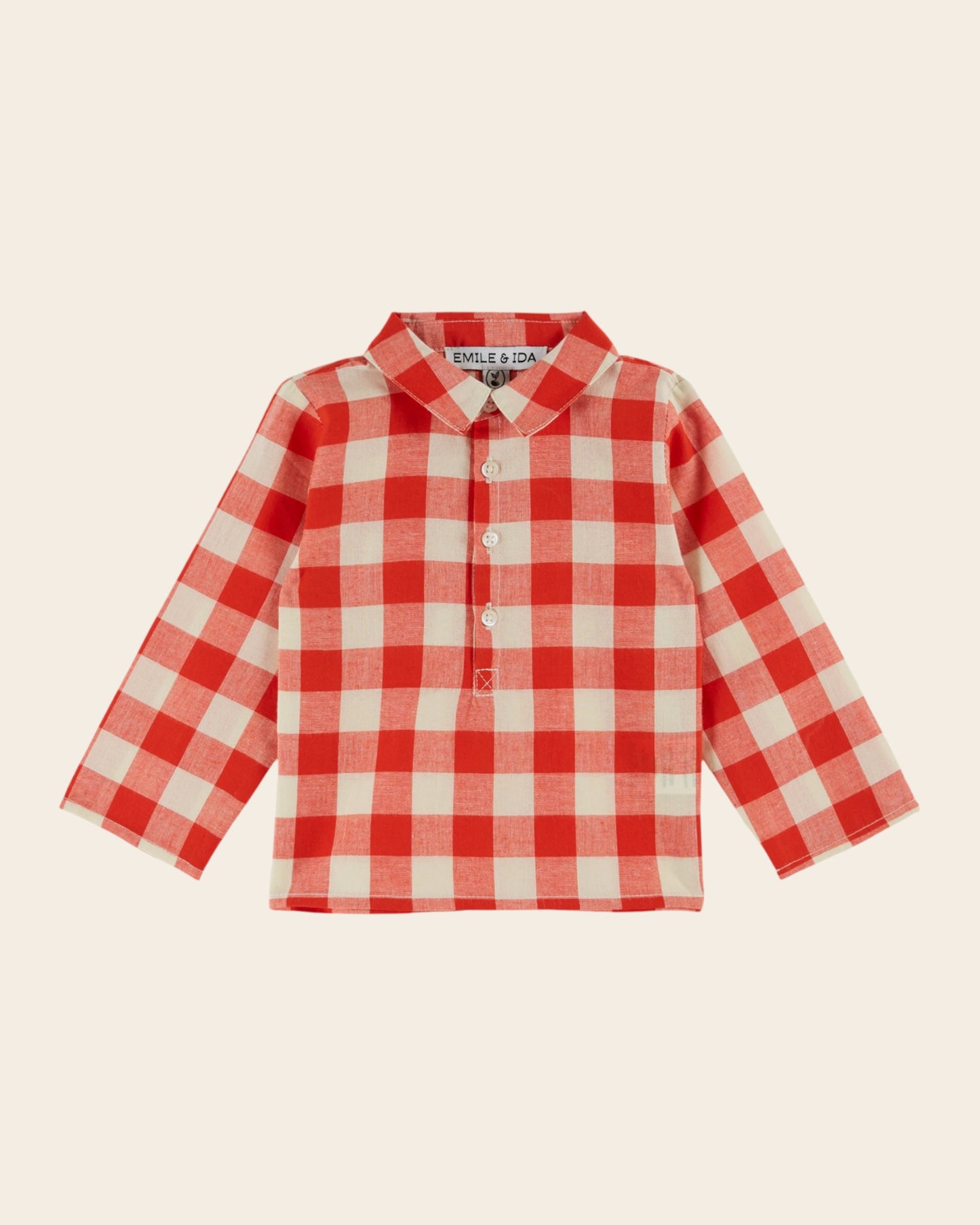Kurta - Vichy rouge