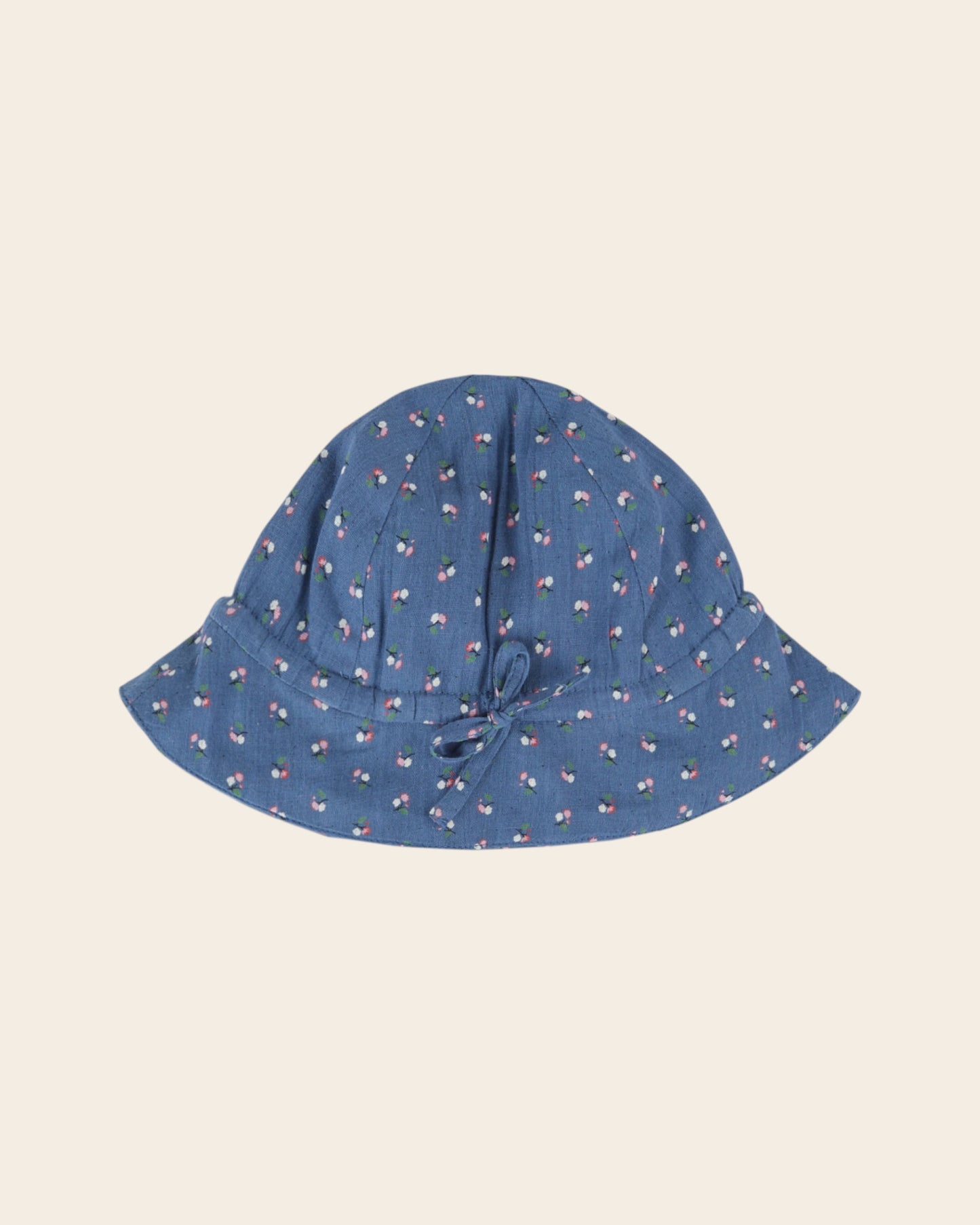 Chapeau - Mini fleurs bleu