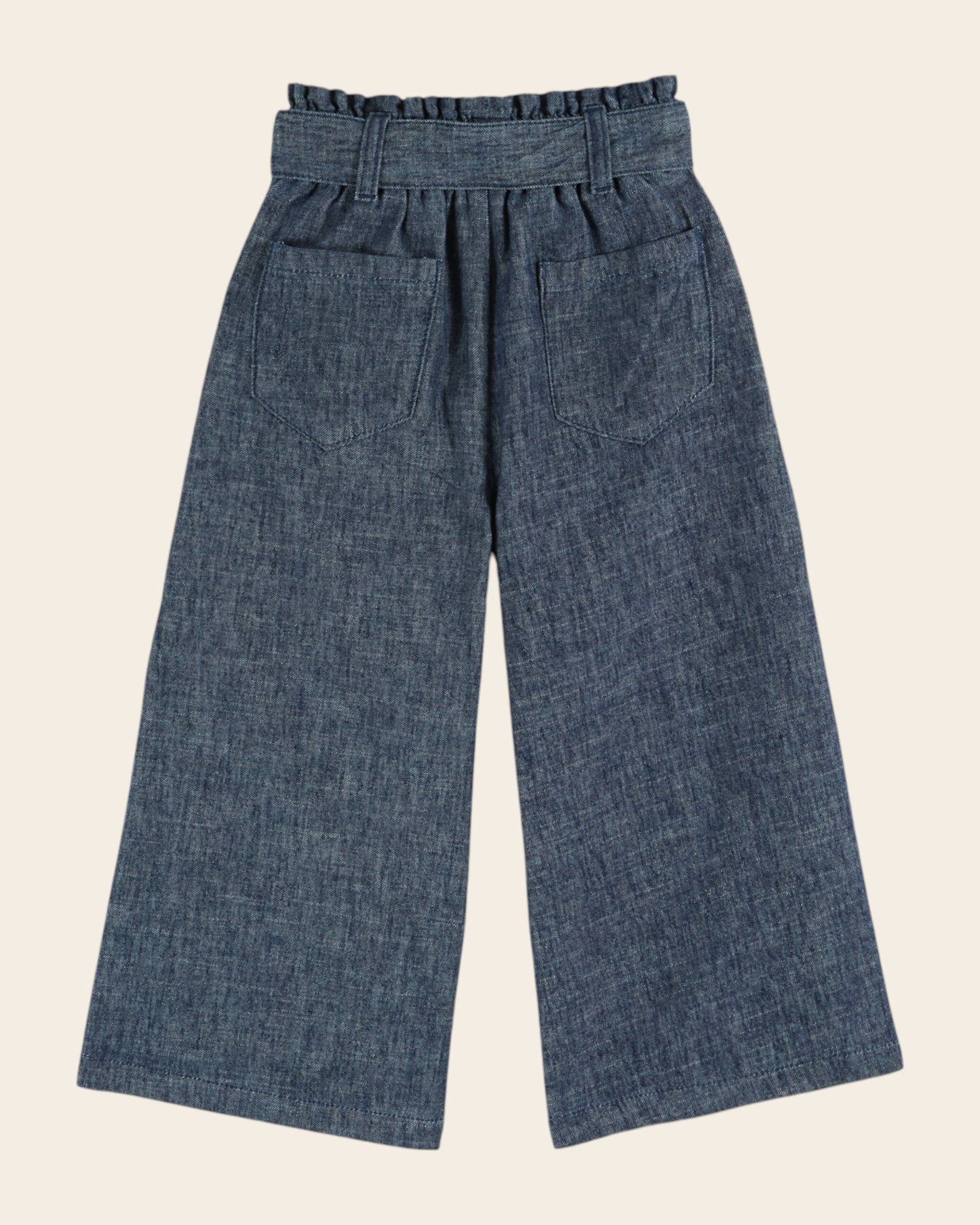 Pantalon - Noué marine chiné