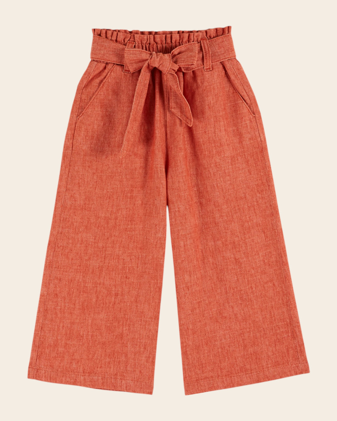 Pantalon - Noué rouge chiné