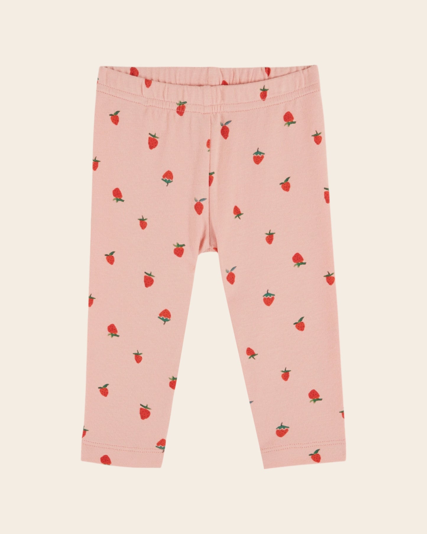 Legging - Fraises rose