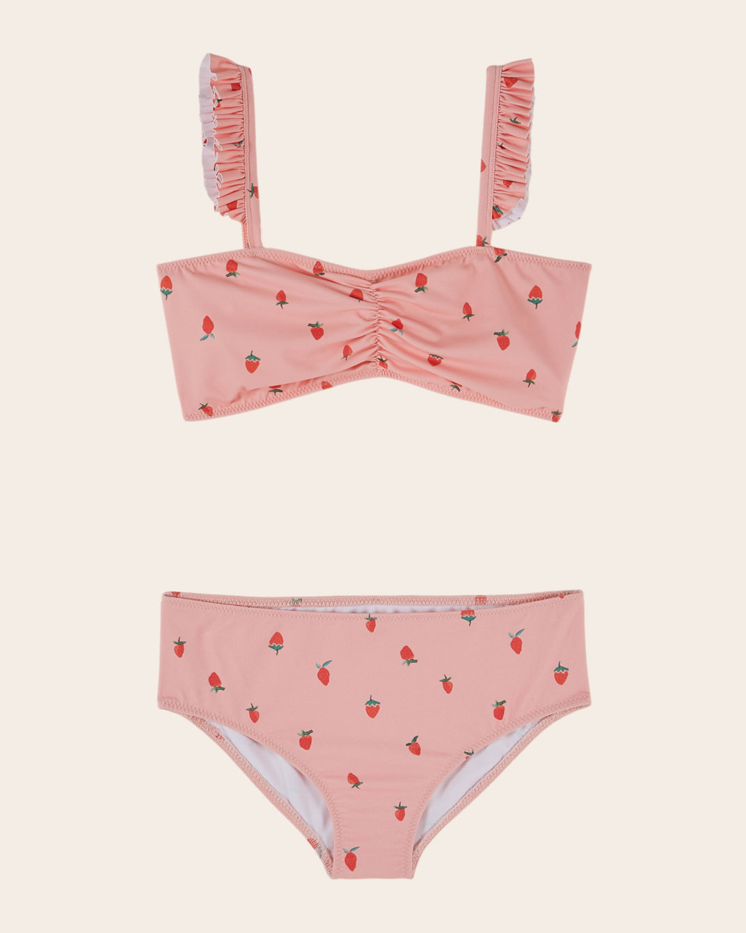 Maillot de bain - Deux pièces fraises rose