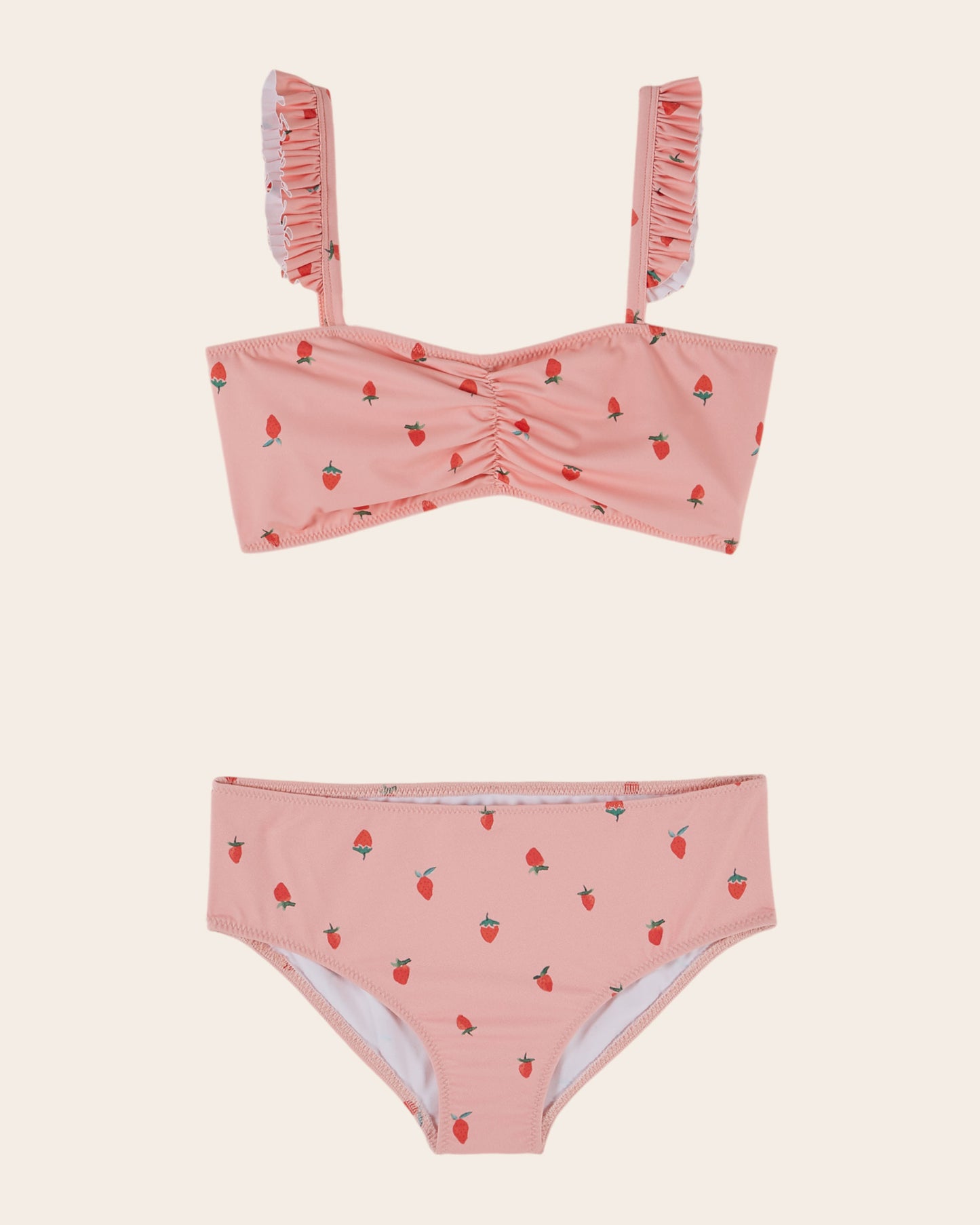 Maillot de bain - Deux pièces fraises rose