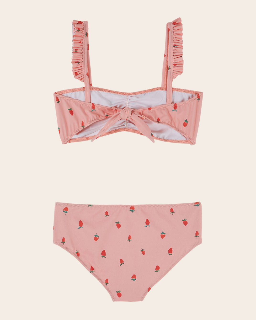 Maillot de bain - Deux pièces fraises rose