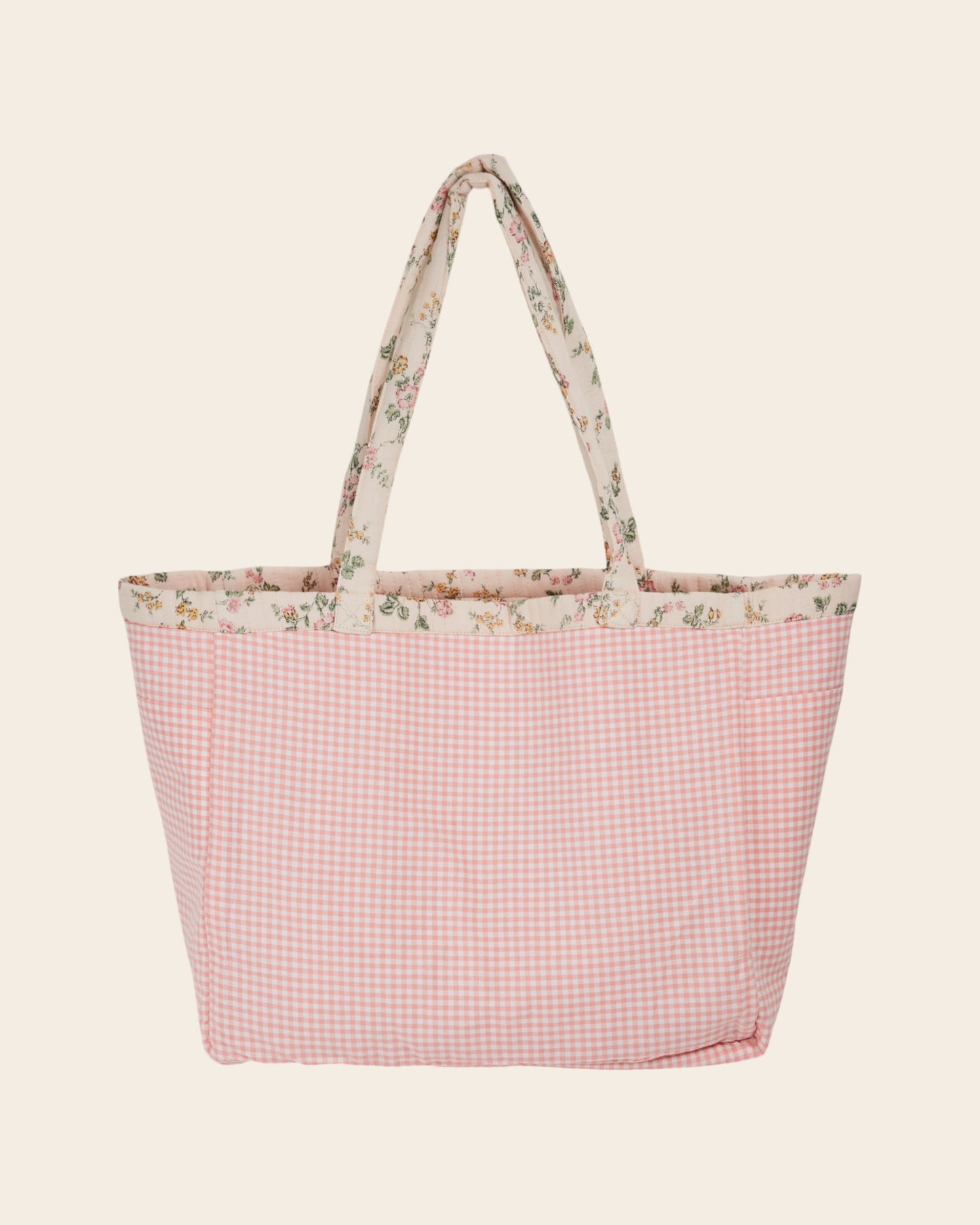 Cabas - Quilté fleuri rosier