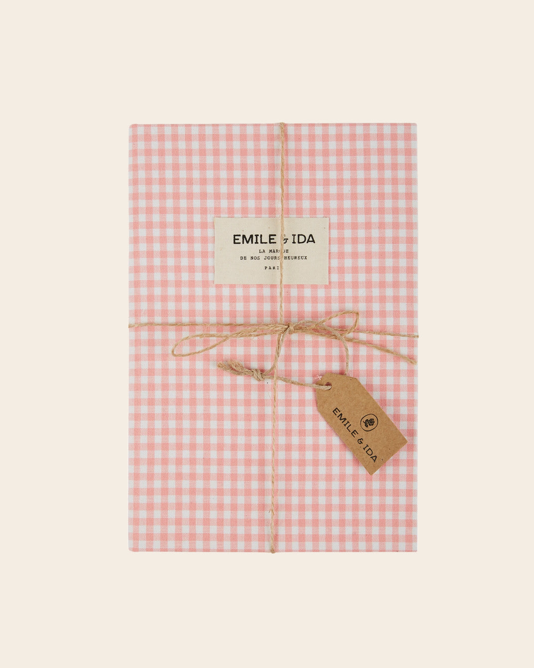 Cahier - Vichy rose