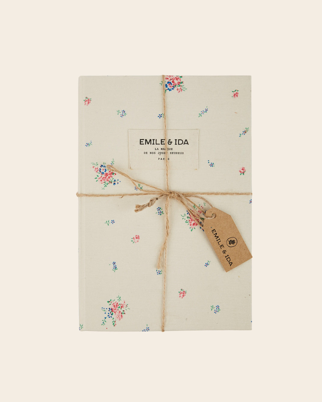 Cahier - Fleuri écru