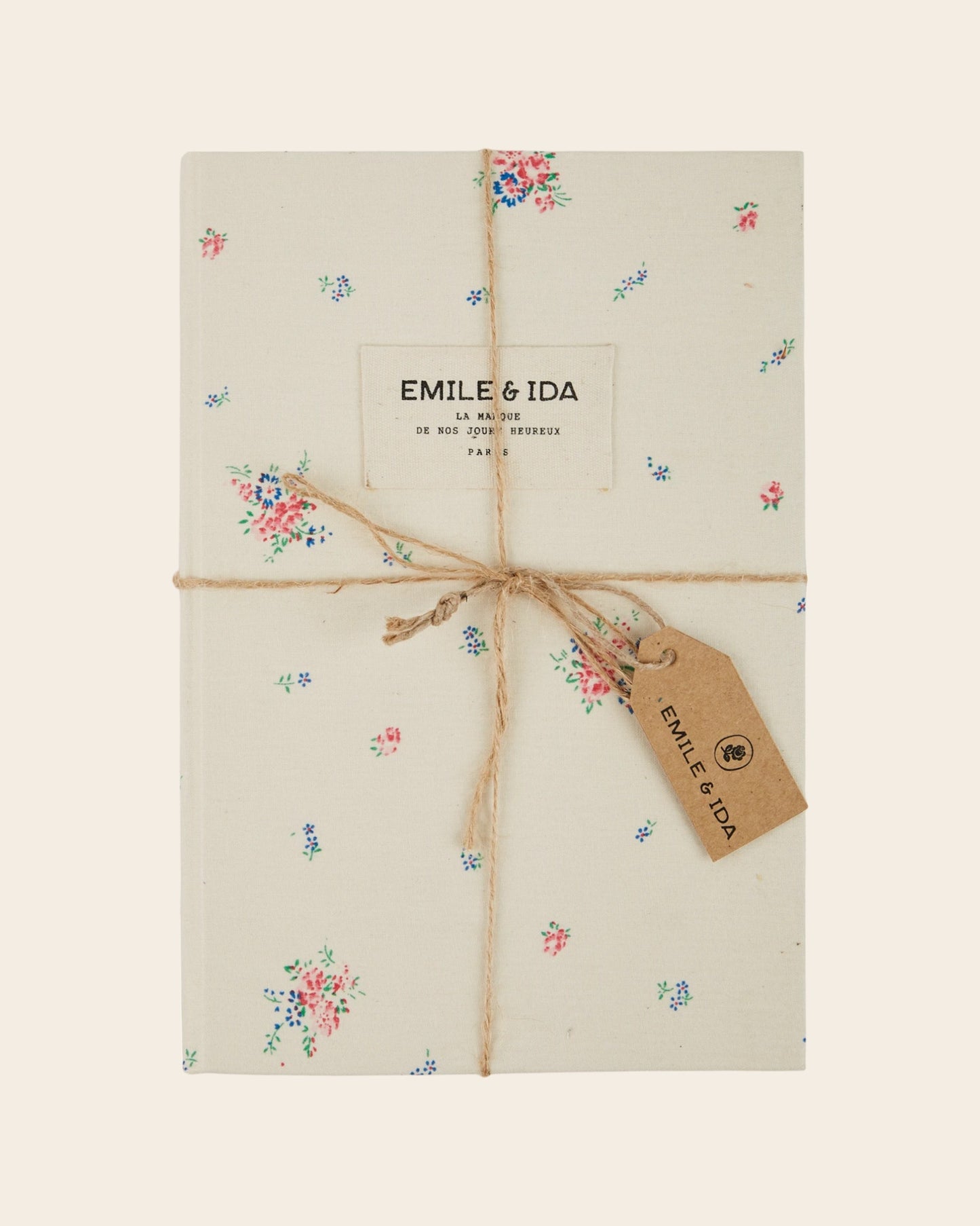 Cahier - Fleuri écru