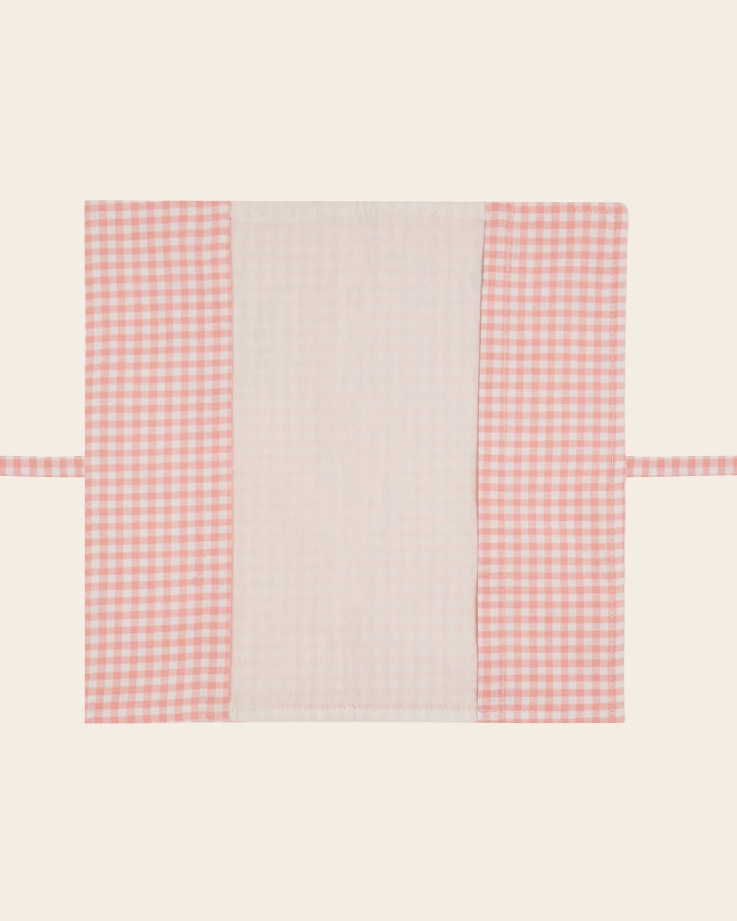 Couvre livret - Vichy rose