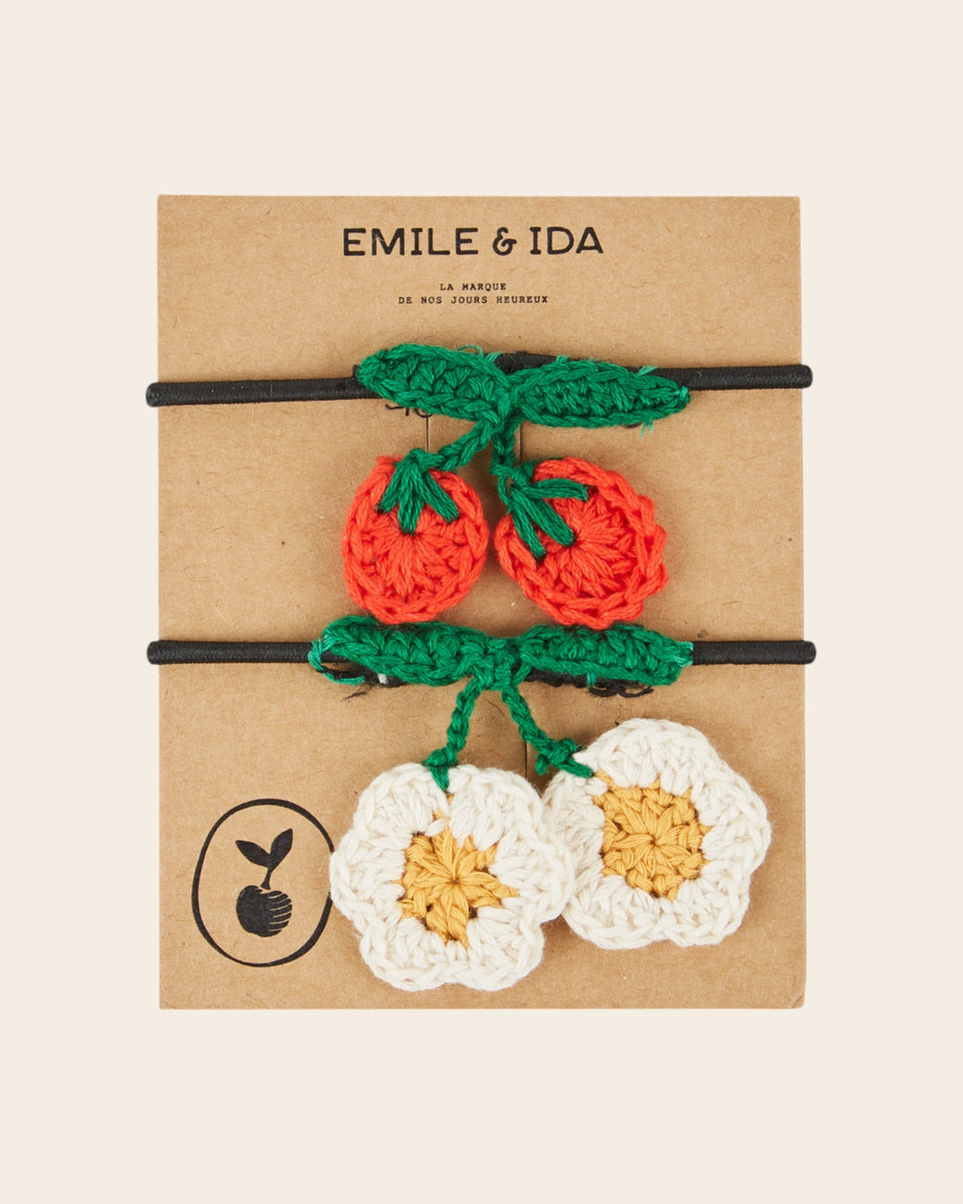 Elastiques - Crochet cerise