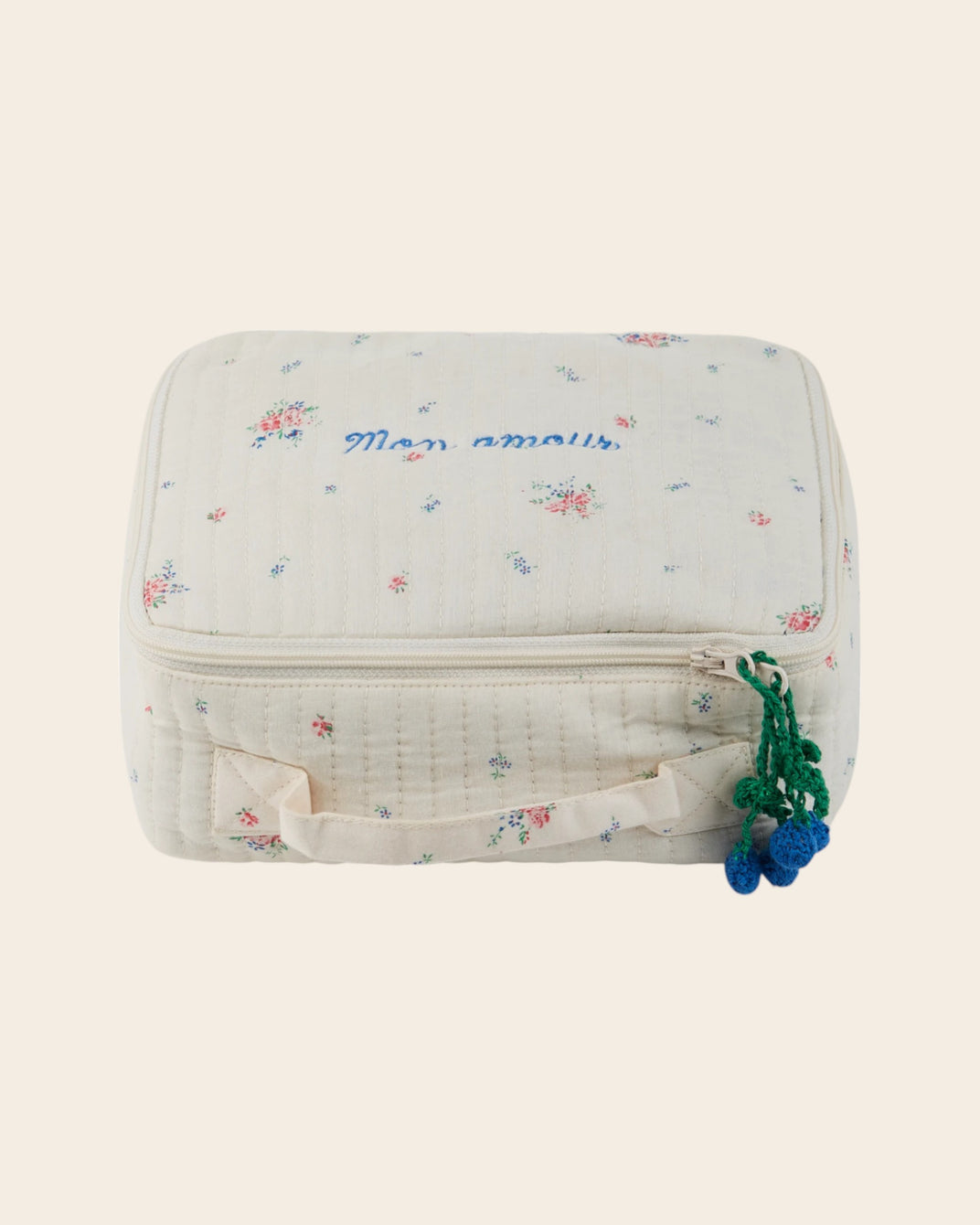 Vanity bébé - Fleuri écru