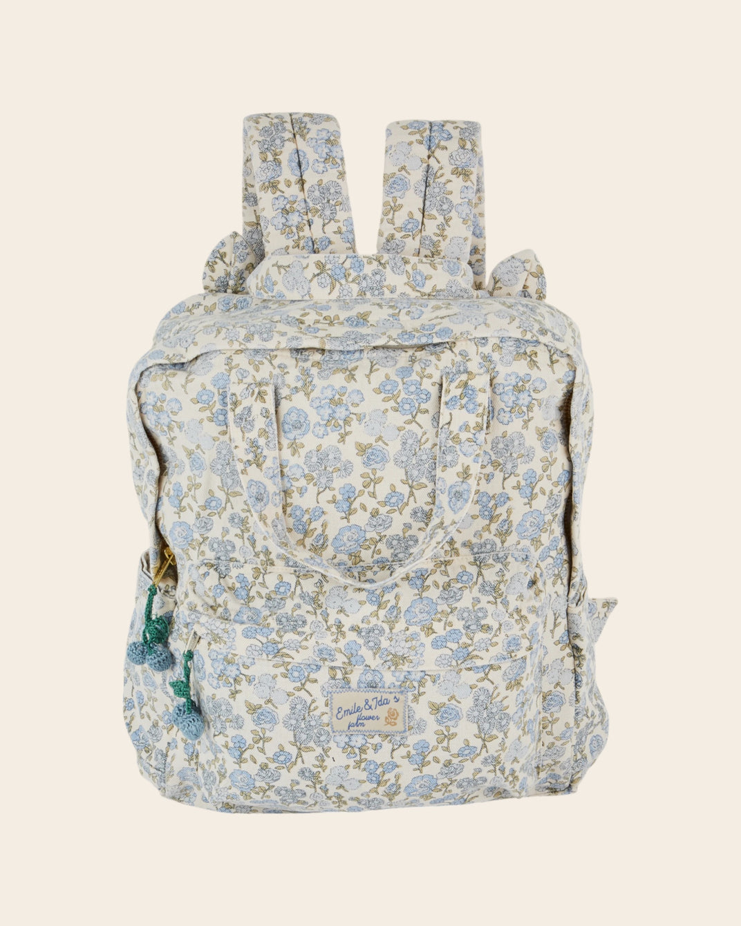 Sac à dos - Fleuri bleu