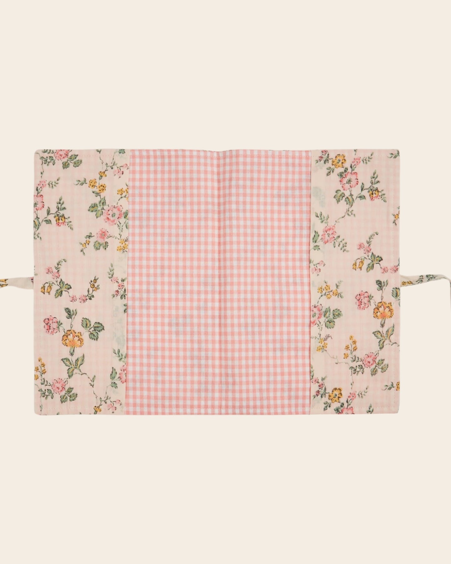 Couvre carnet - Fleuri rosier