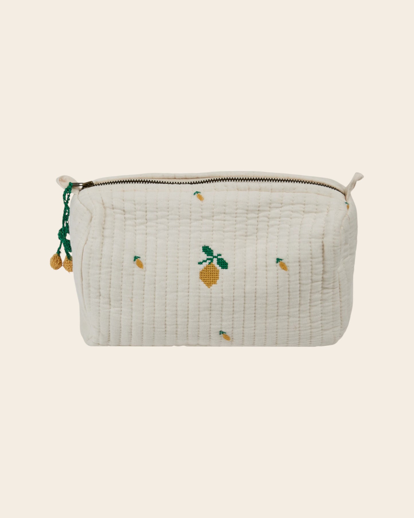 Trousse de toilette - Citron écru