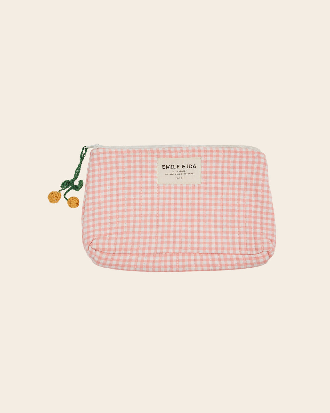 Petite trousse - Vichy rose
