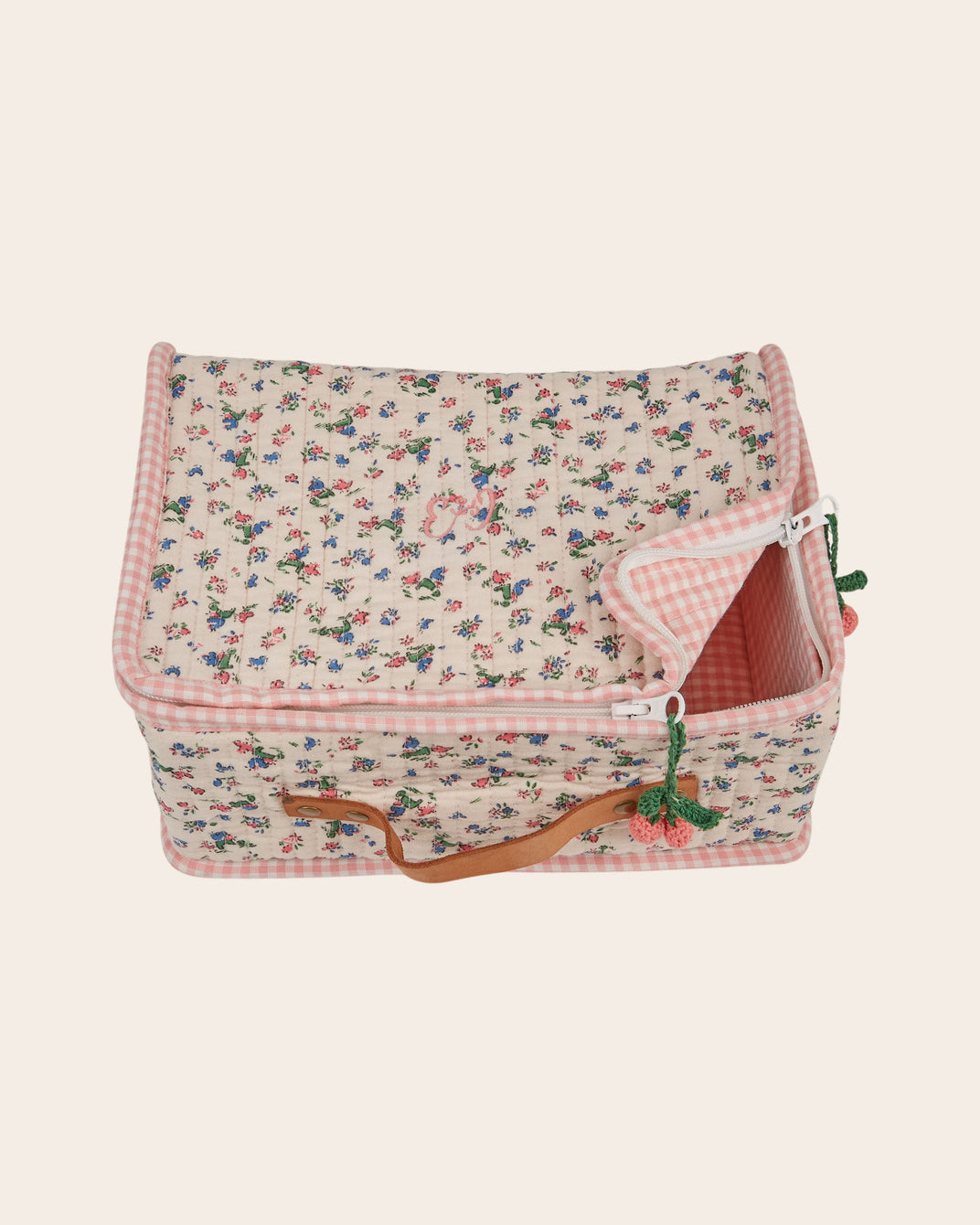 Valisette - Rose à motifs