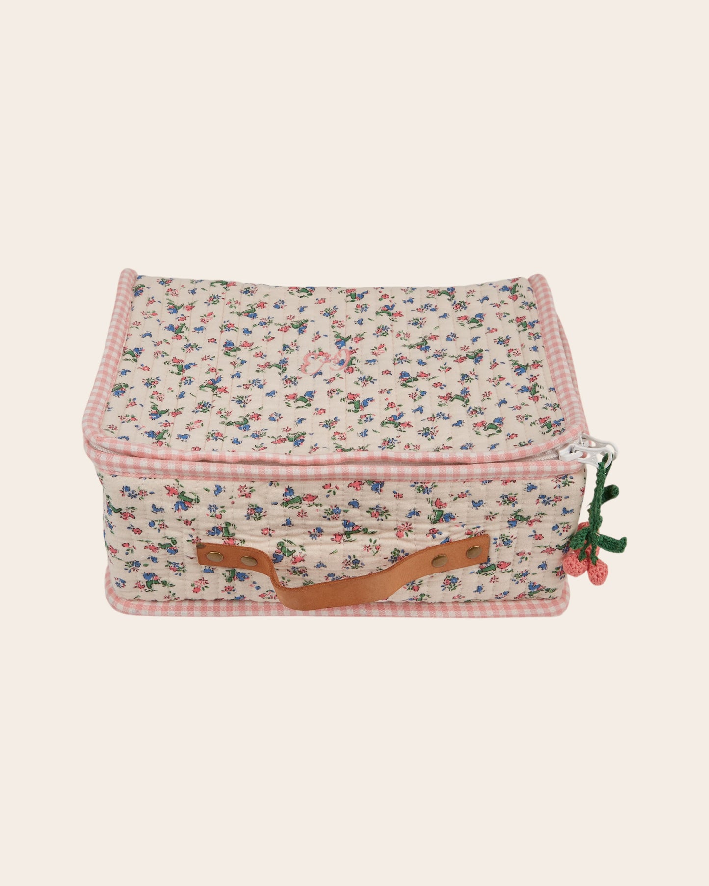 Valisette - Rose à motifs