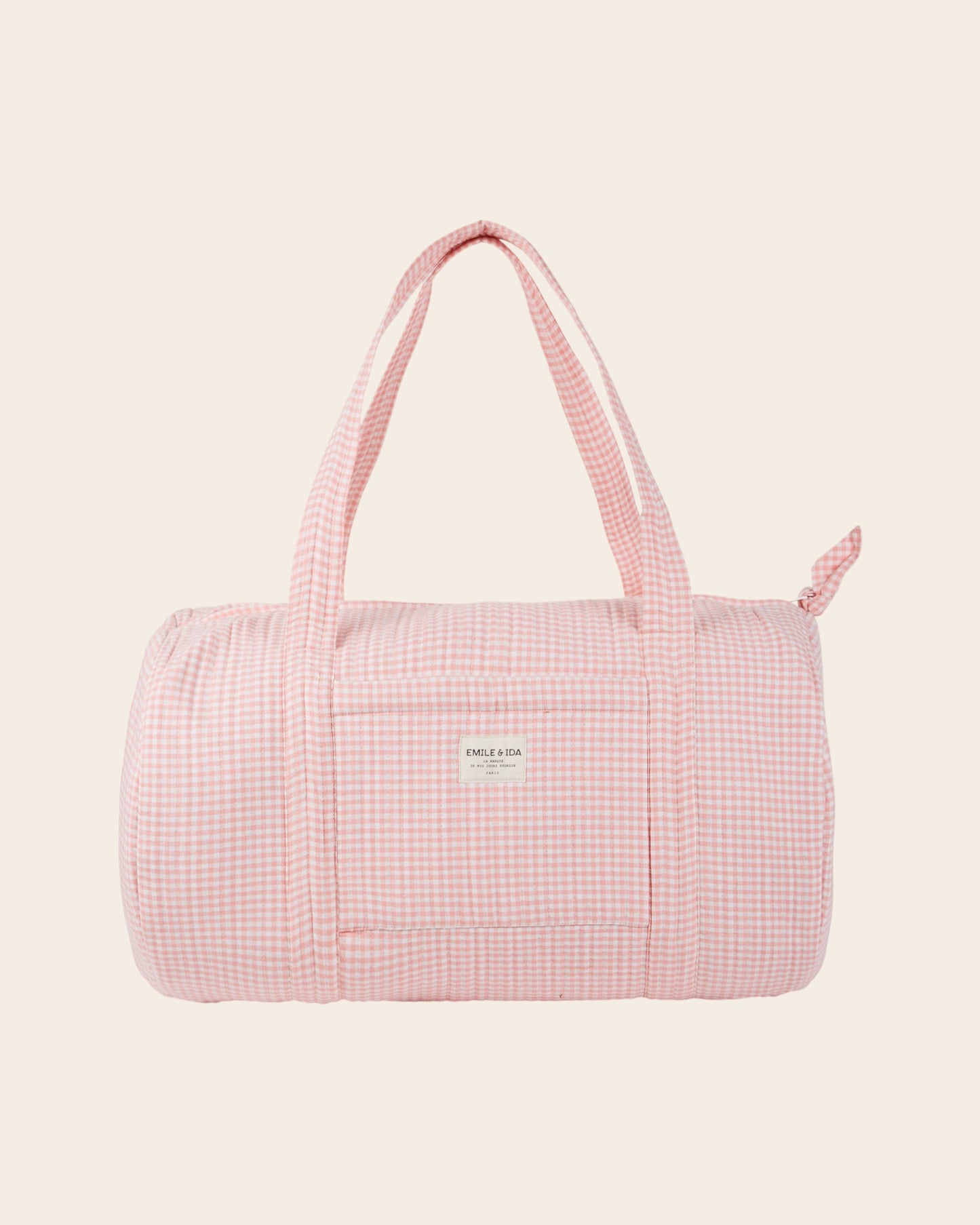 Sac week-end - Vichy rose