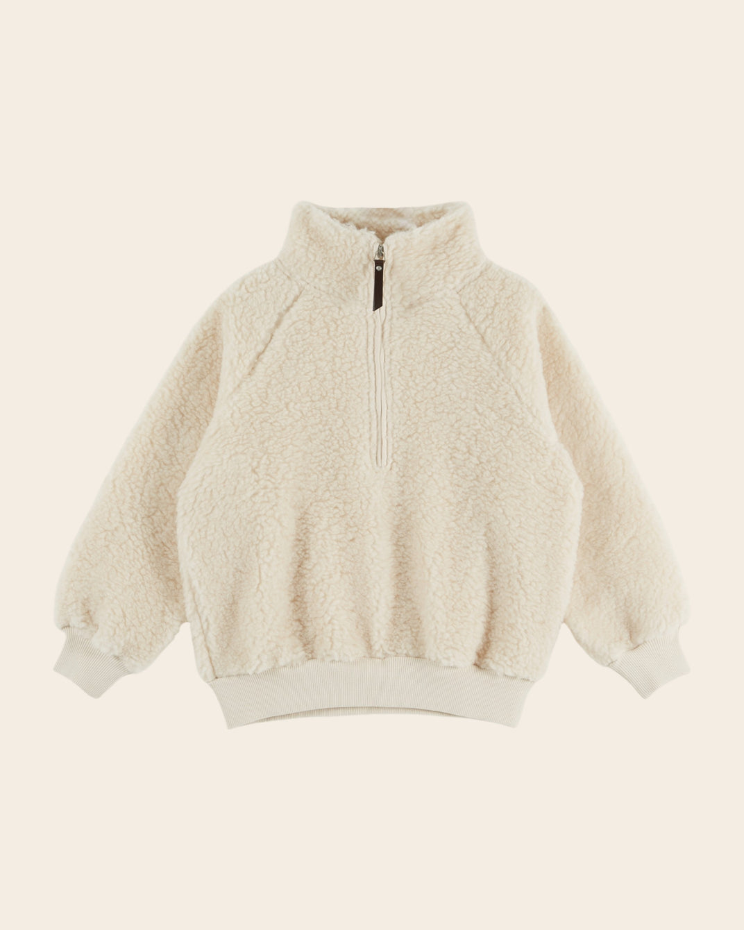 Sweat zippé - Moumoute écru