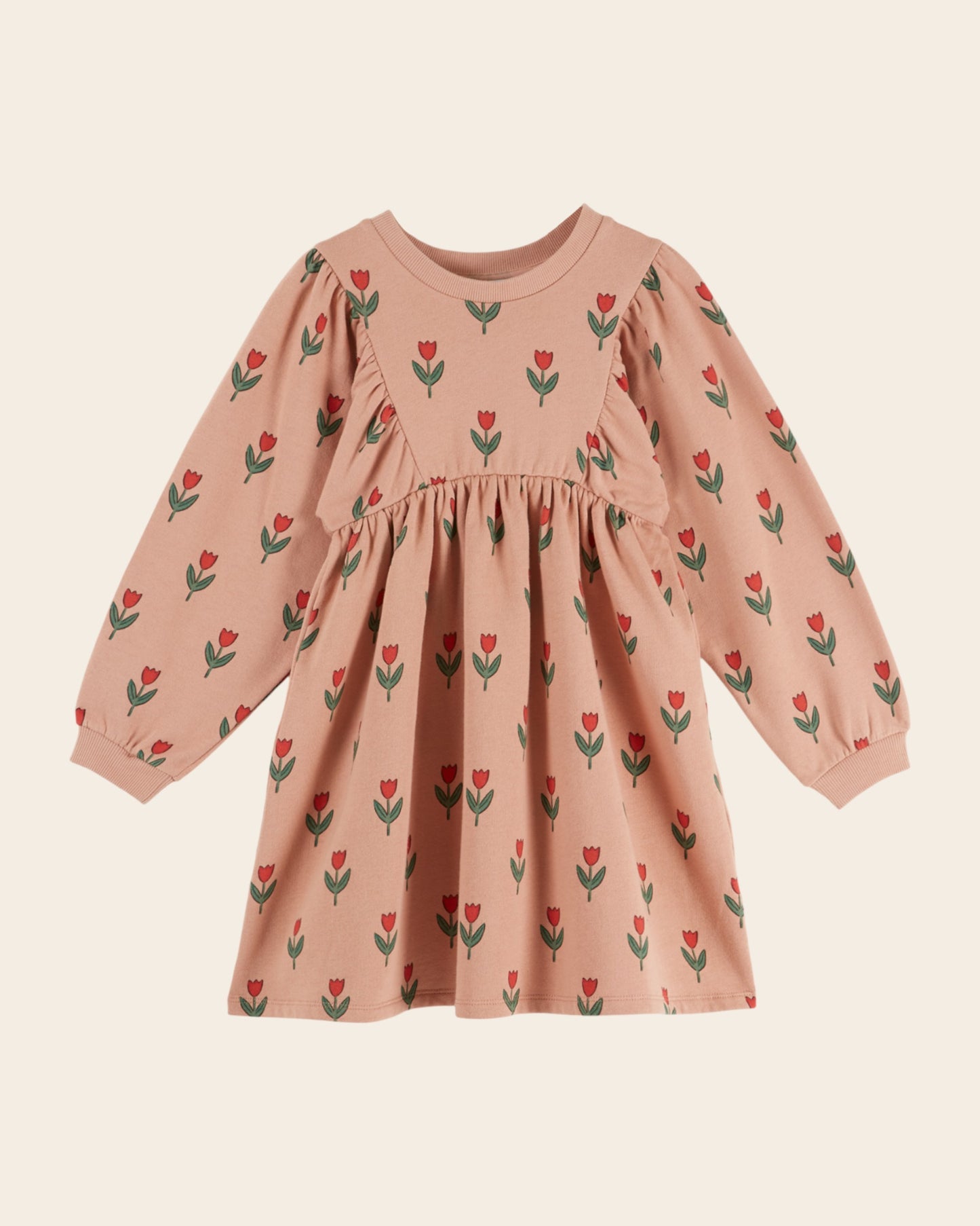 Robe - Molleton tulipe rose