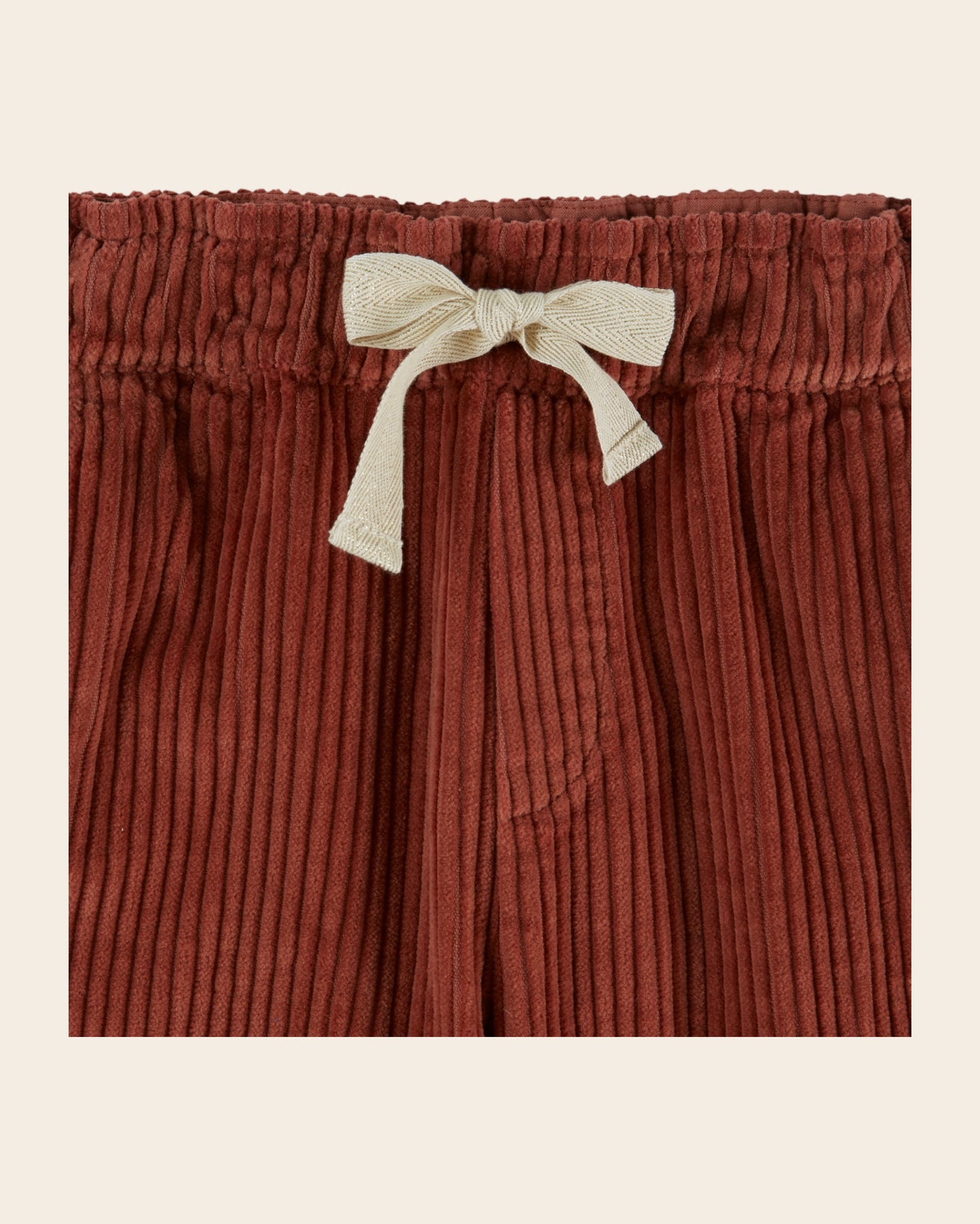Pantalon jogger - Velours marron