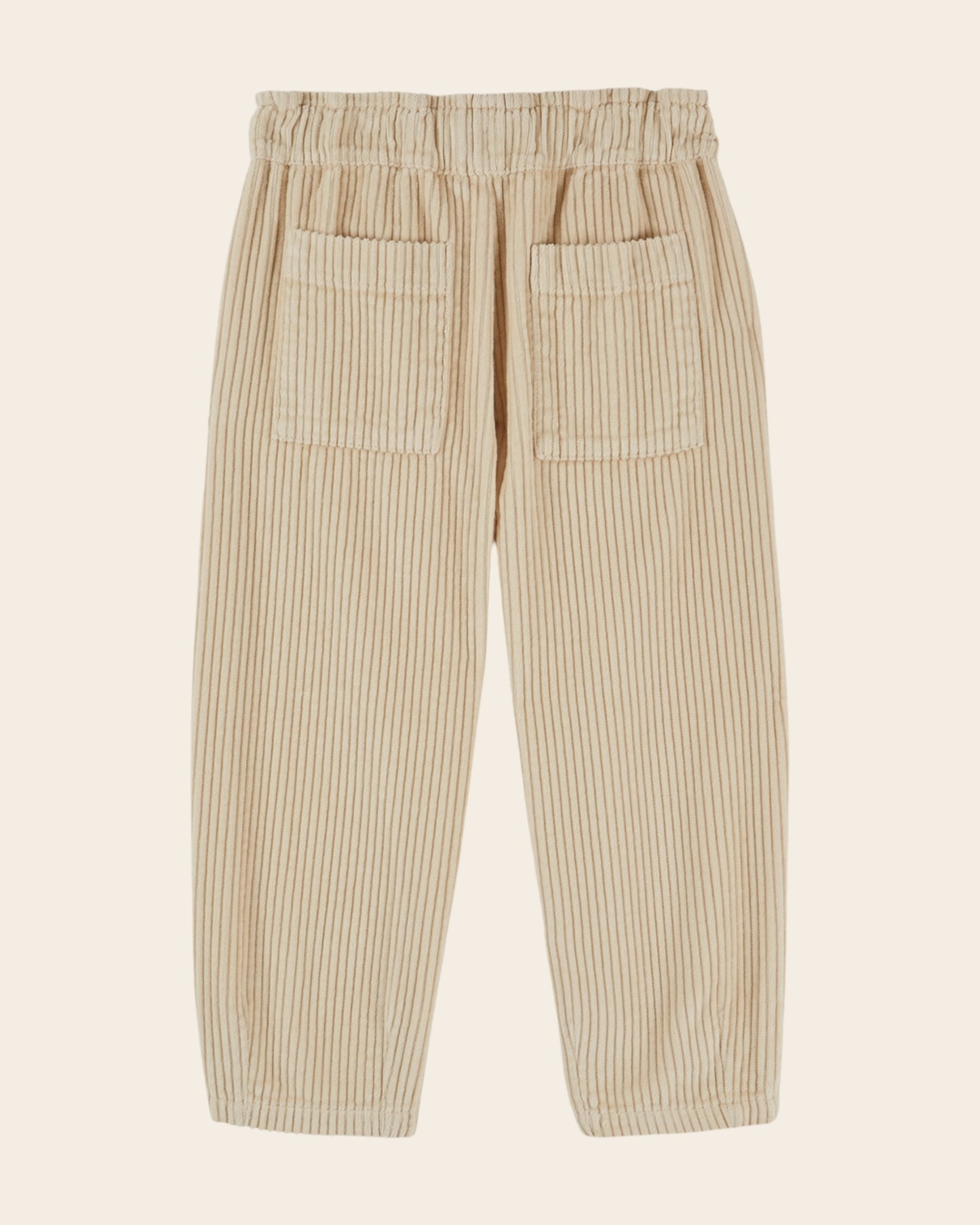 Pantalon jogger - Velours beige