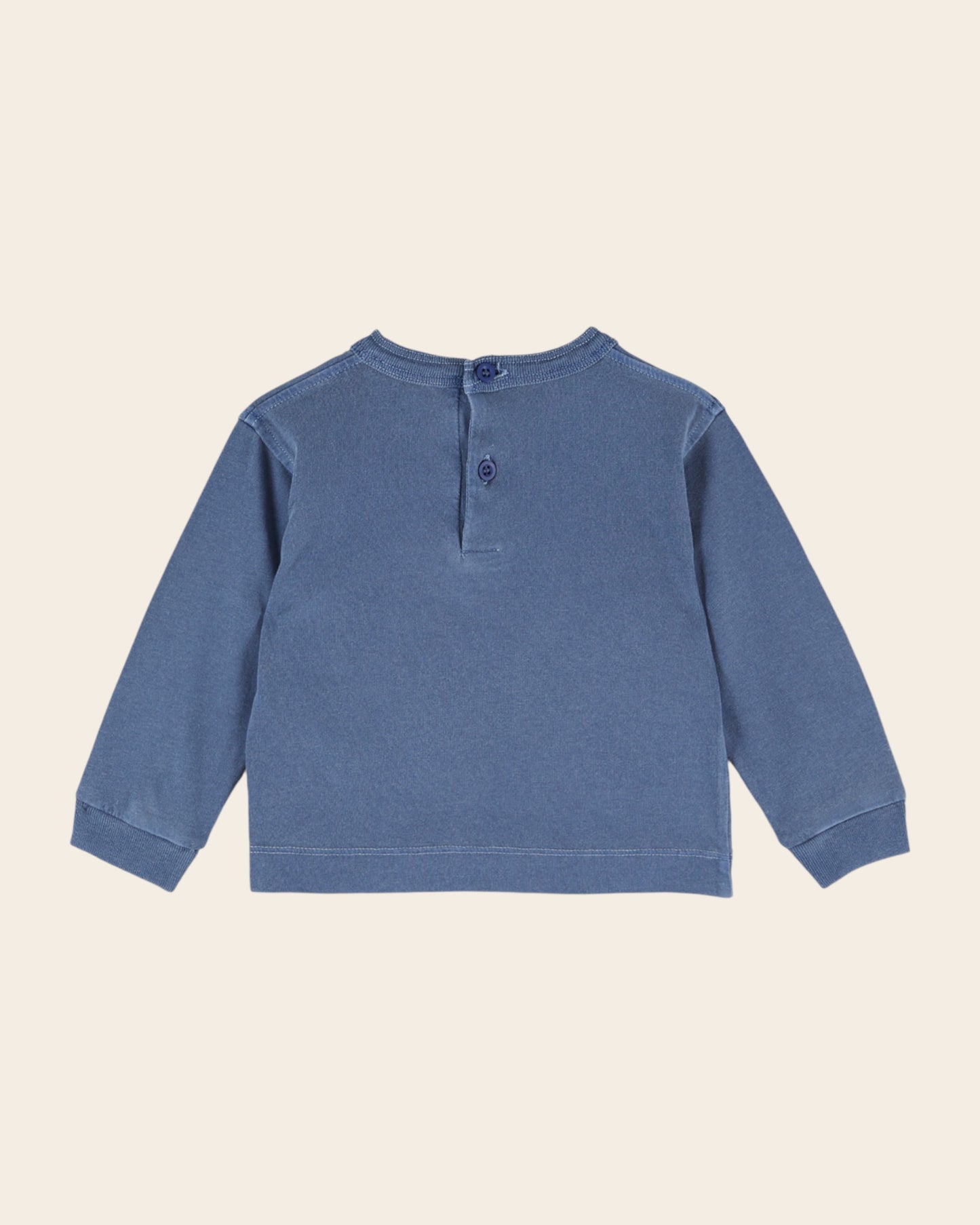 T-shirt manches longues - Chien bleu